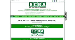 Desktop Screenshot of eastcobbba.com